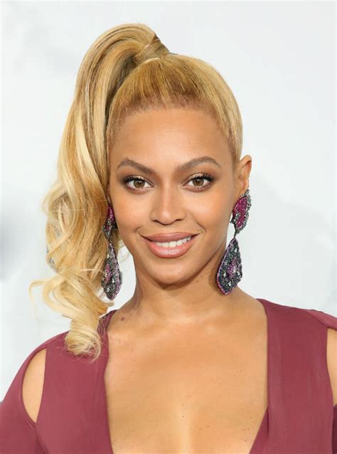 beyonce ponytail|beyoncé high ponytail.